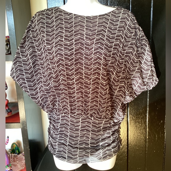 Black Saks Fifth Avenue Blouse - Picture 1 of 3